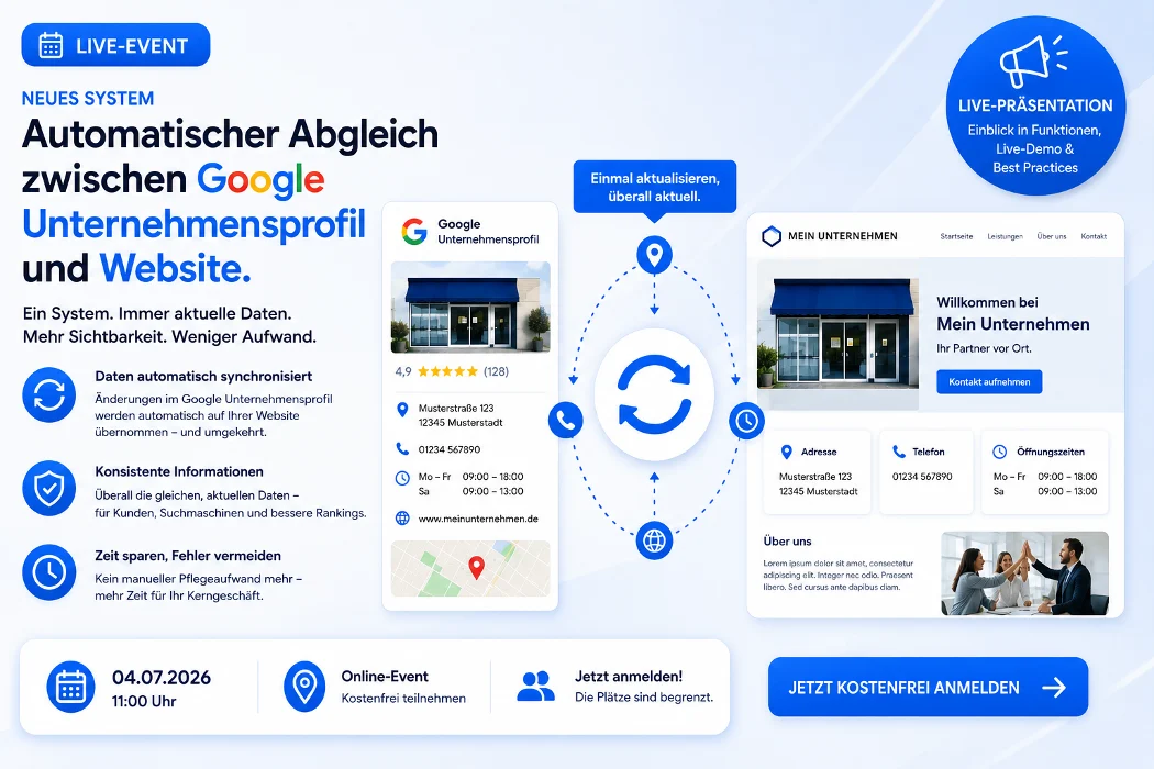 Eintragsdaten-Check für Unternehmen